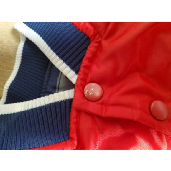 🔥Vintage Nike Team NBA Jacket Detroit Pistons Red Kids 5 Throwback 🔥 - Picture 7 of 7